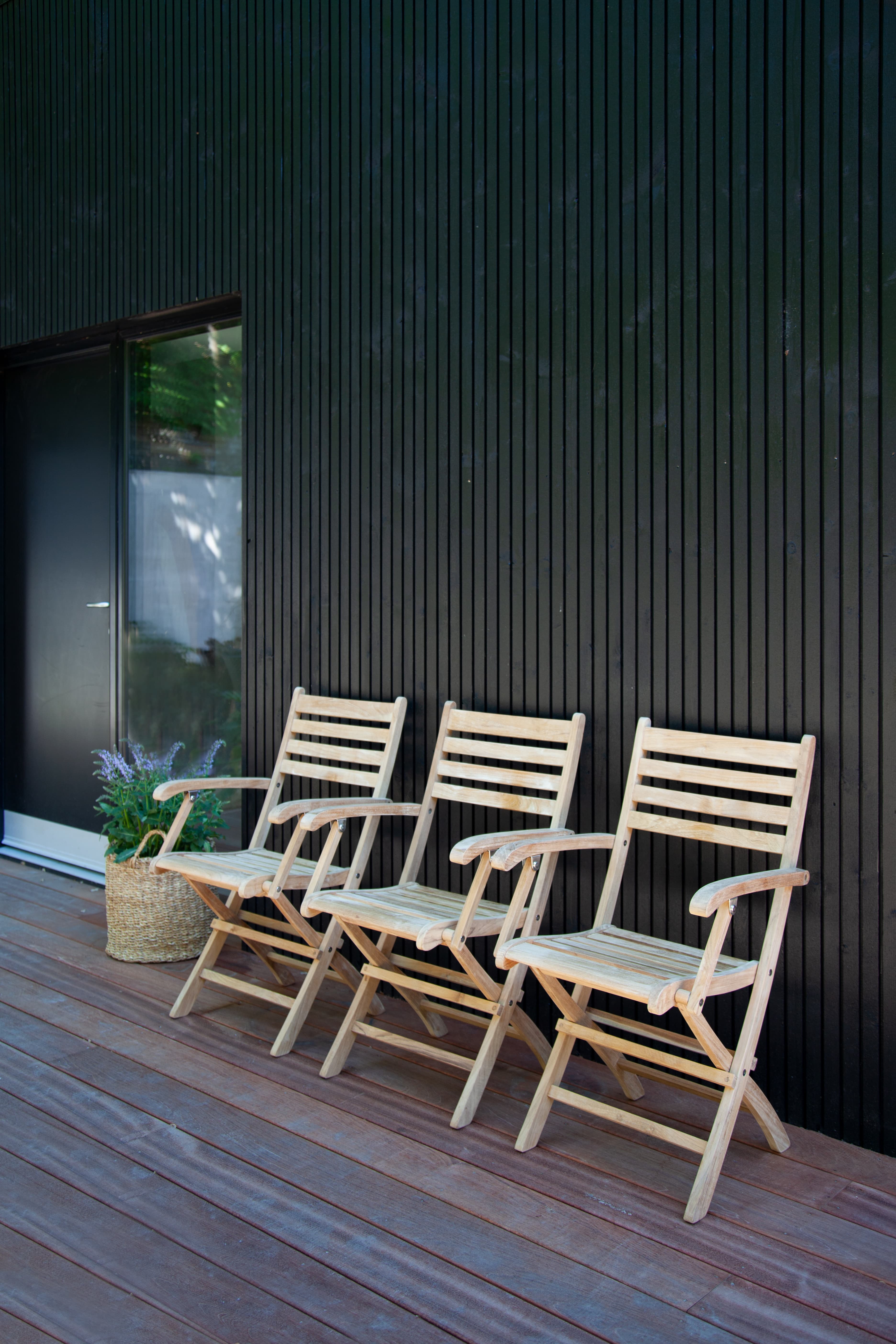 York Folding Chair Teak