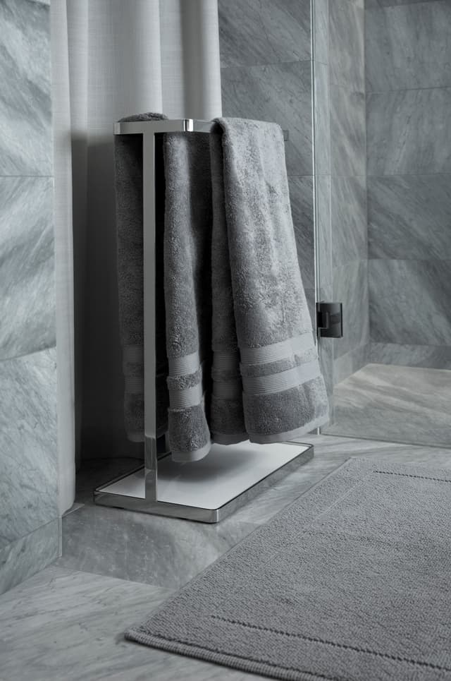 Portofino Bathroom Rug Grey 60x90