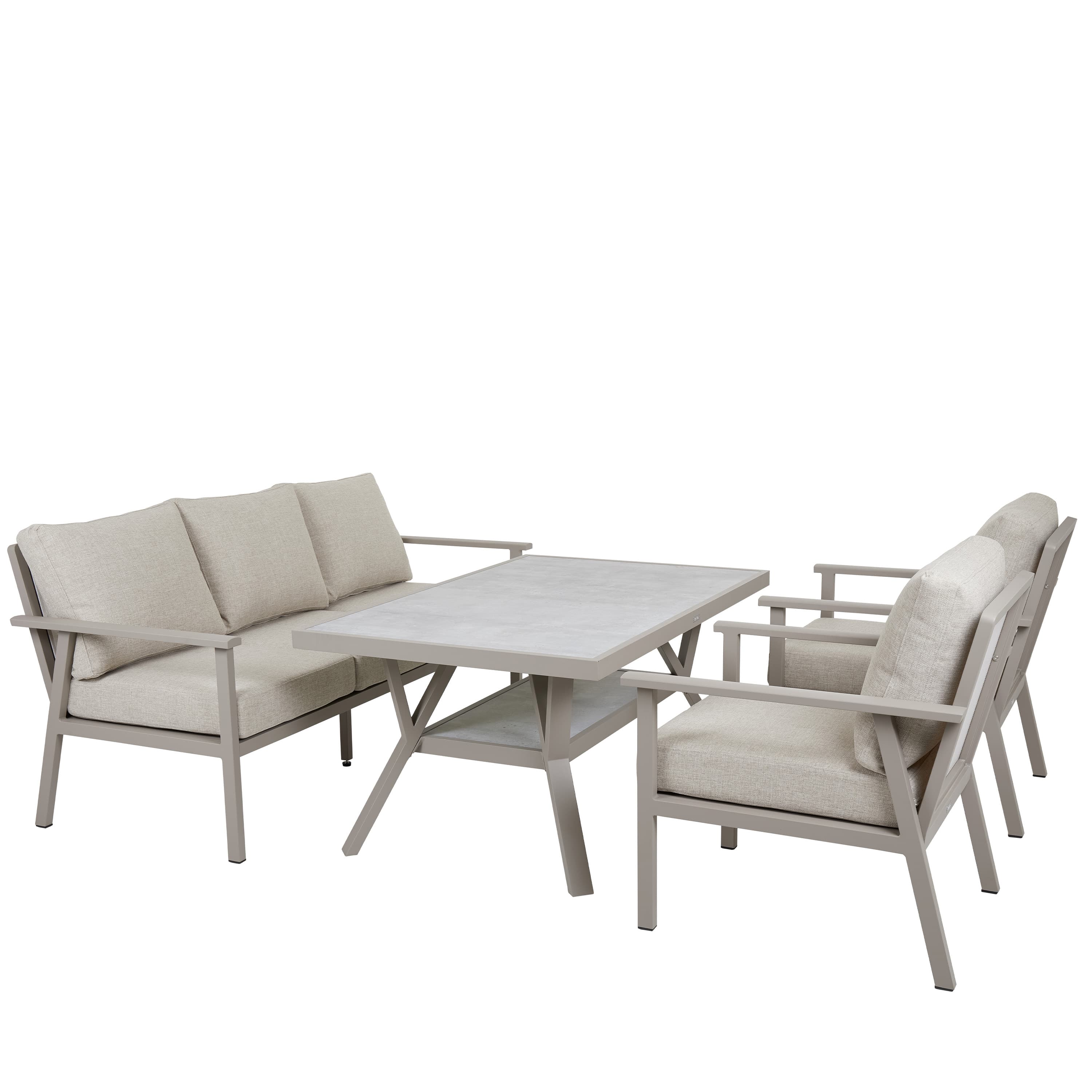 Samvaro Loungestol Khaki/Sand 69cm
