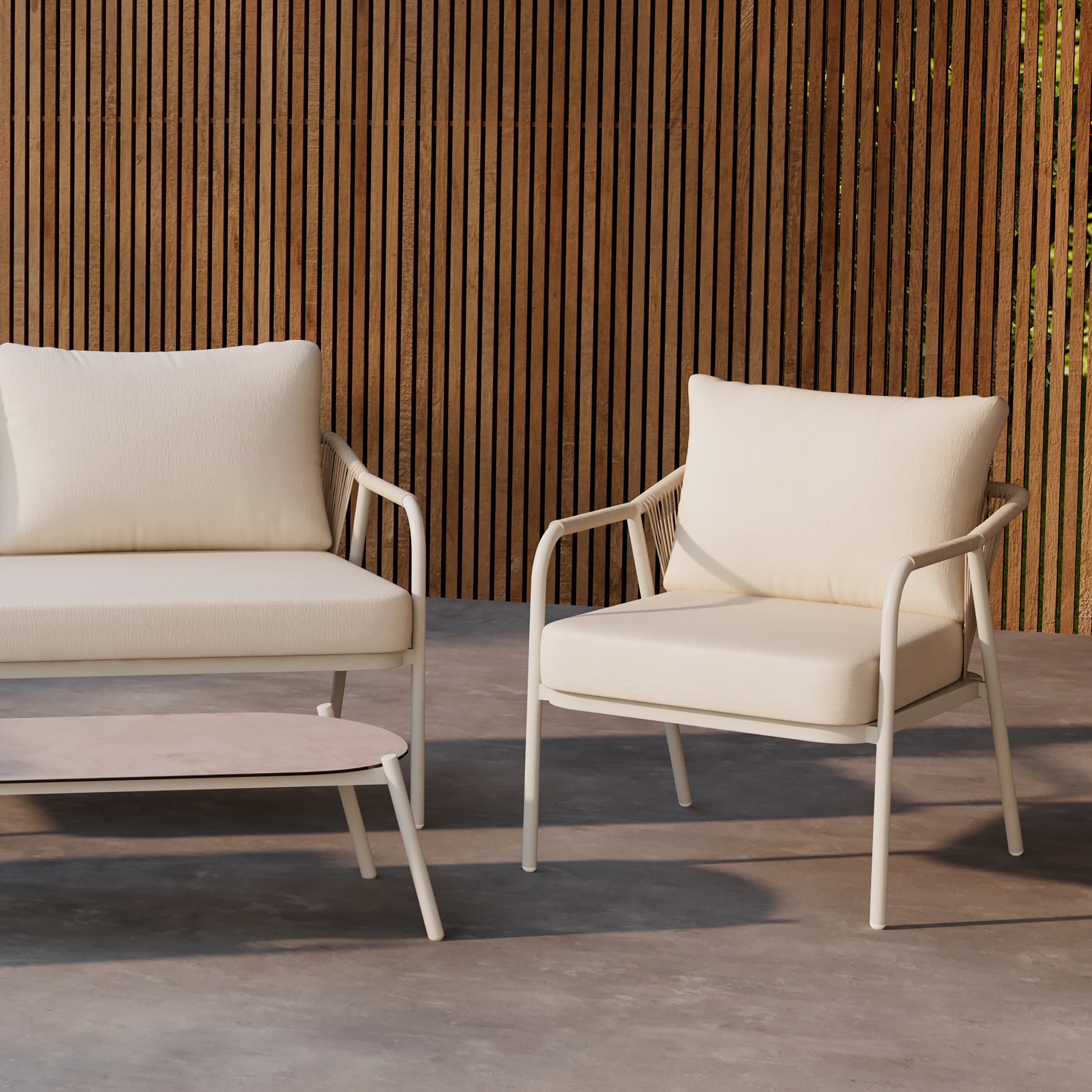 Sicily Loungeset Beige/Beige