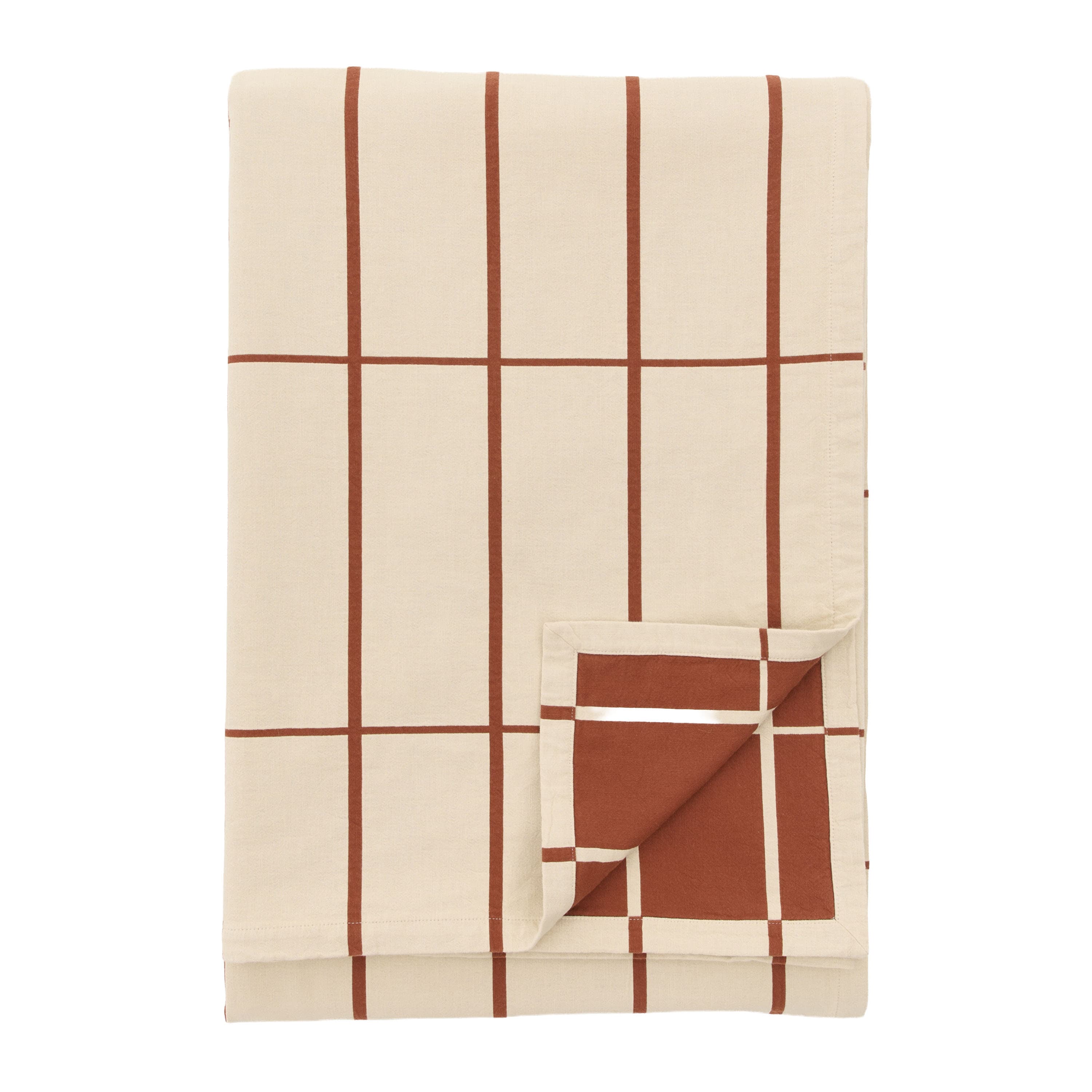 Tiiliskivi Tagesdecke Off White/Chestnut 260x260