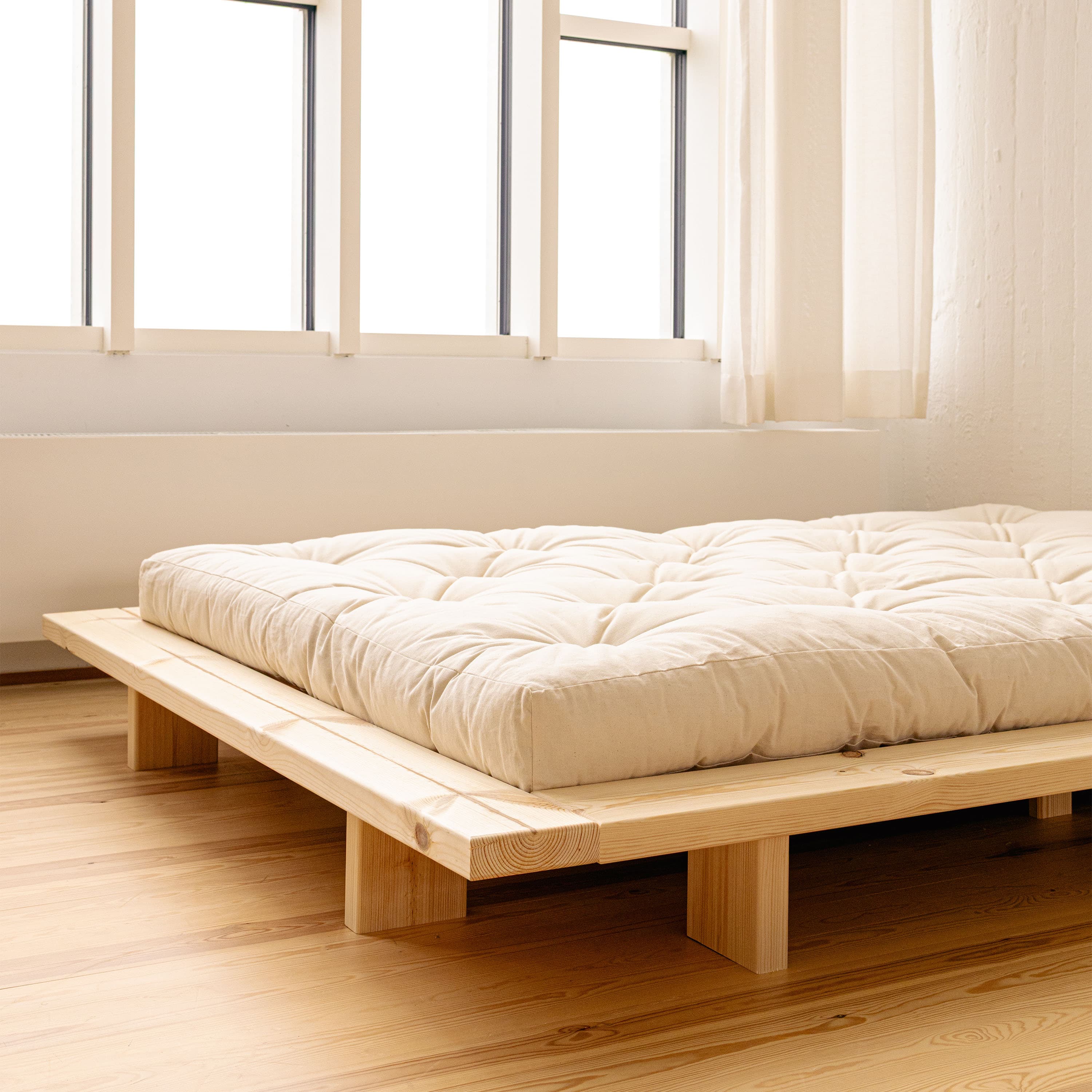 Basic Futon Mattress Natural 160cm
