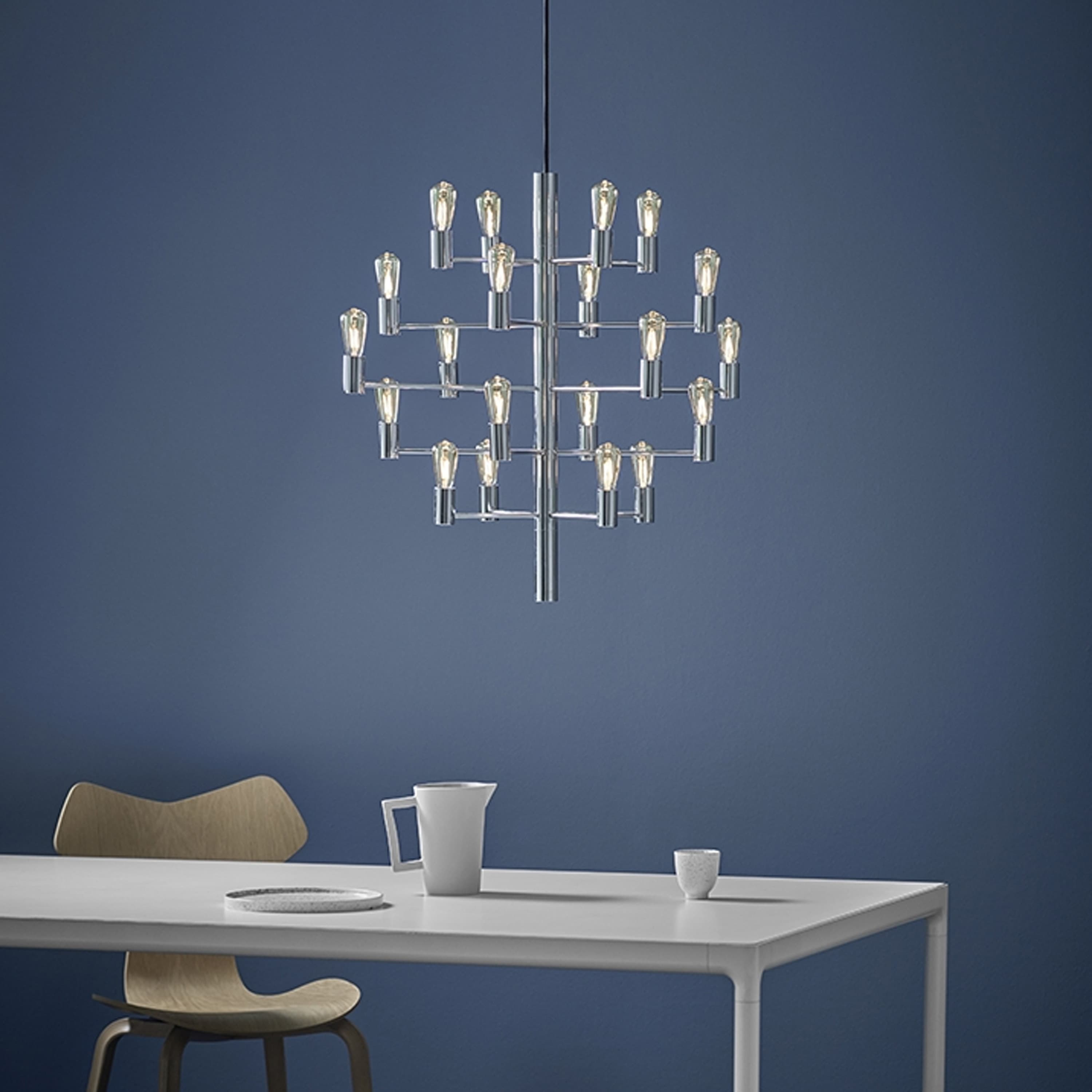 Manola 20 LED Deckenleuchte Chrom