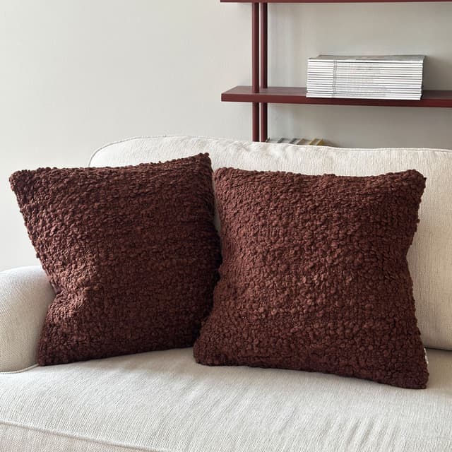 Levantin Decorative Cushion Dark Brown 45x45