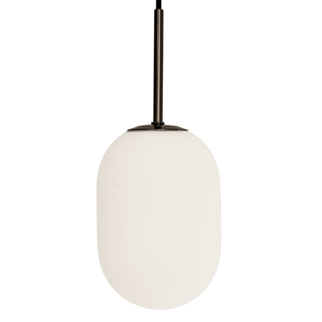 Noor Deckenlampe Opal/Schwarz Klein