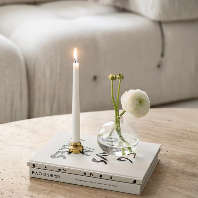Piccolo No.2 Candle Holder Gold
