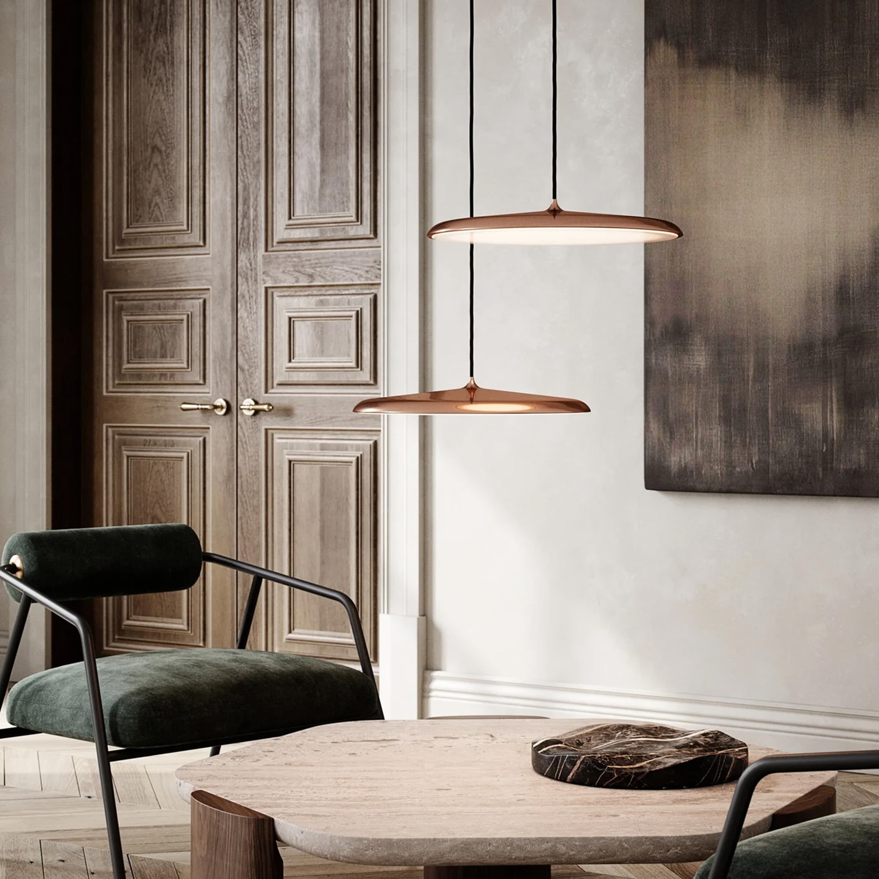 Artist 40 Ceiling Light Copper