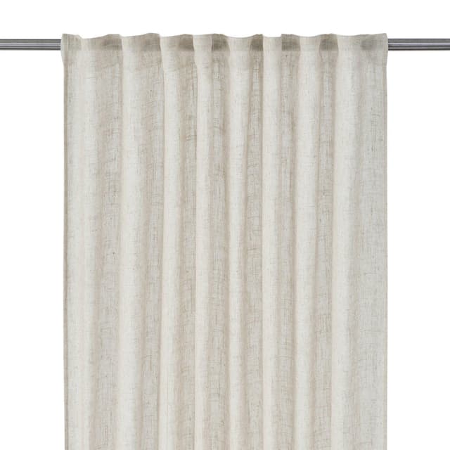 Ana Curtain Length Natural 280cm Set of 2