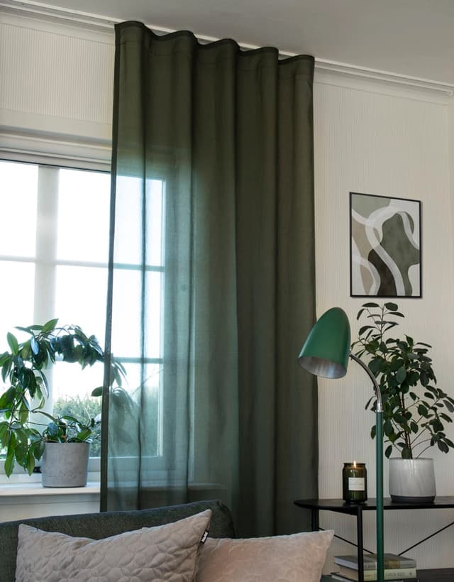 Viska Vorhanglänge Grün 250cm