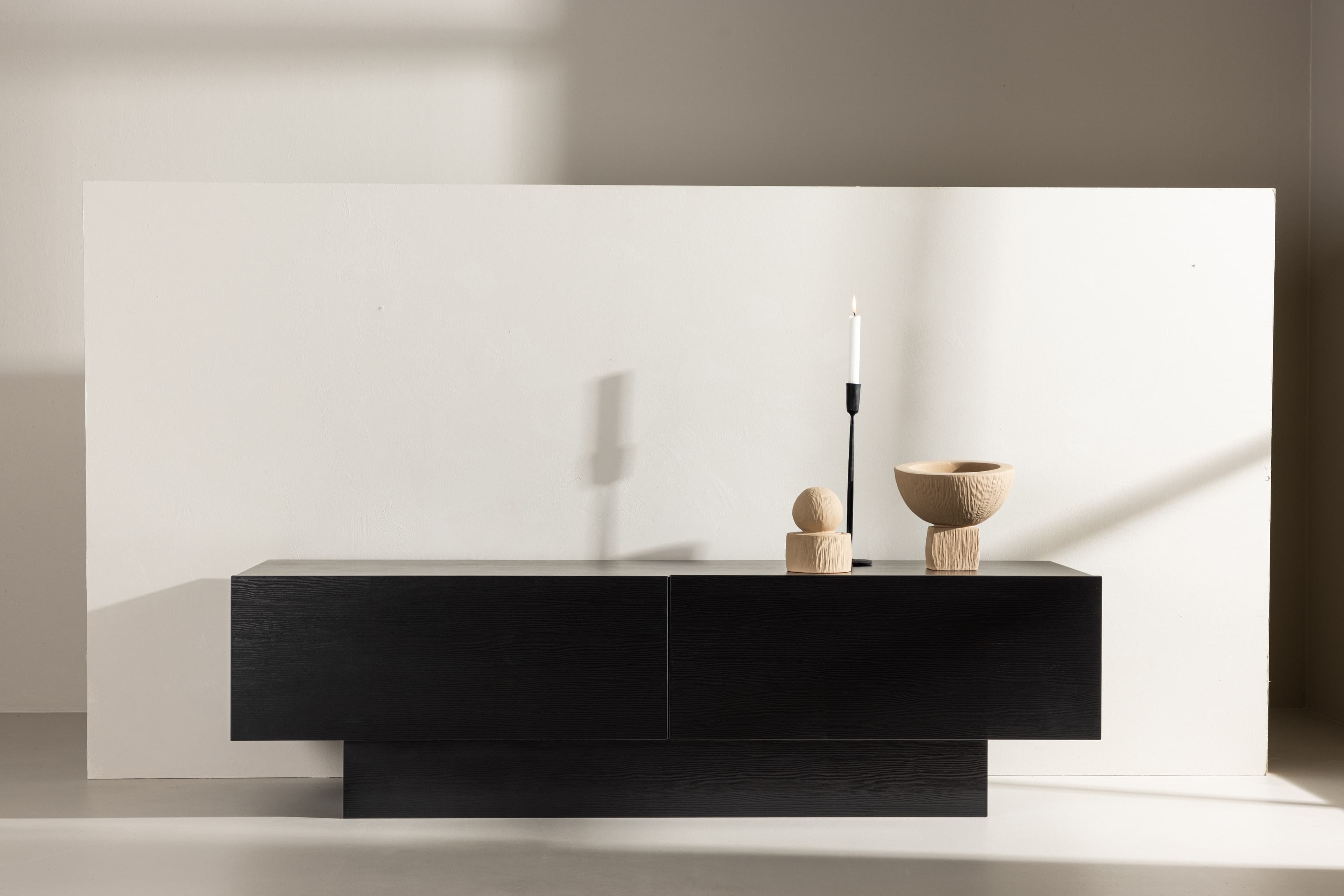 Cuenca TV-Bänk Black/Black 160cm