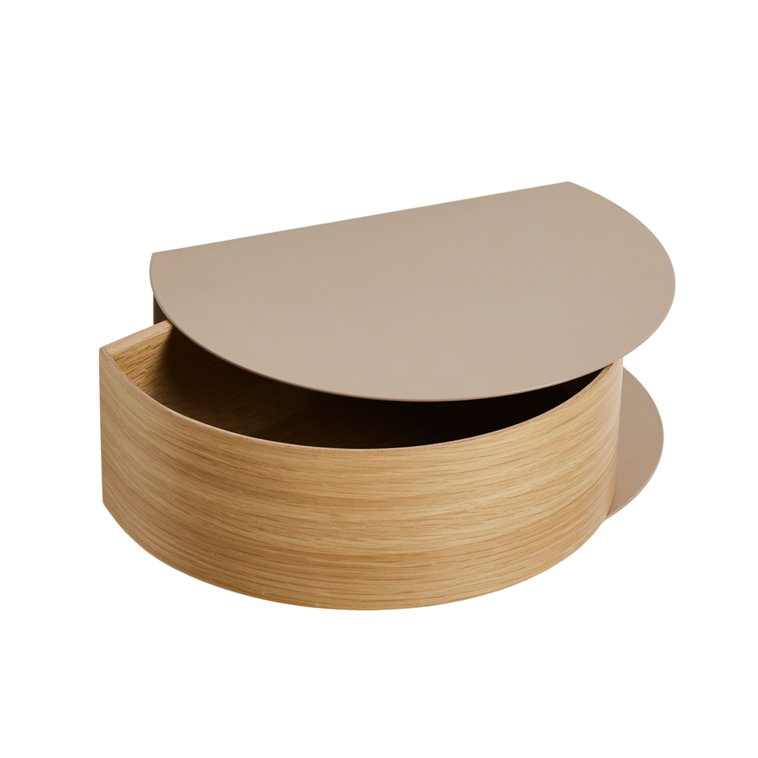 Wallie Wall-Mounted Shelf Oak/Grey Beige
