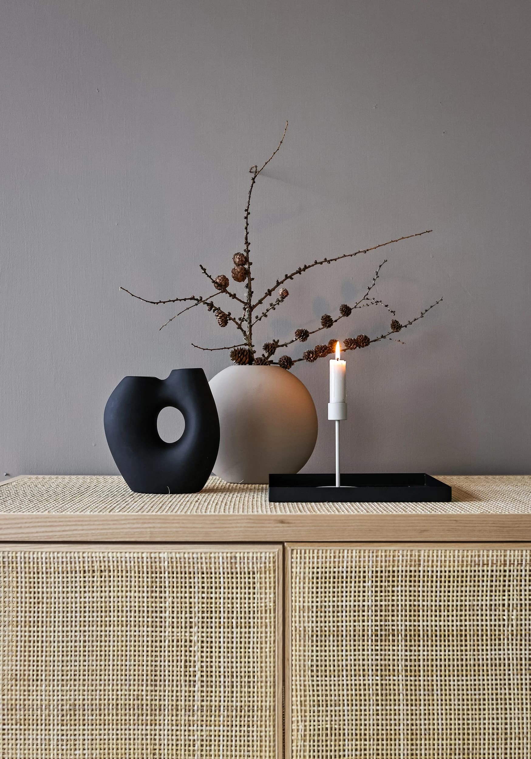 Frodig Schwarze Vase