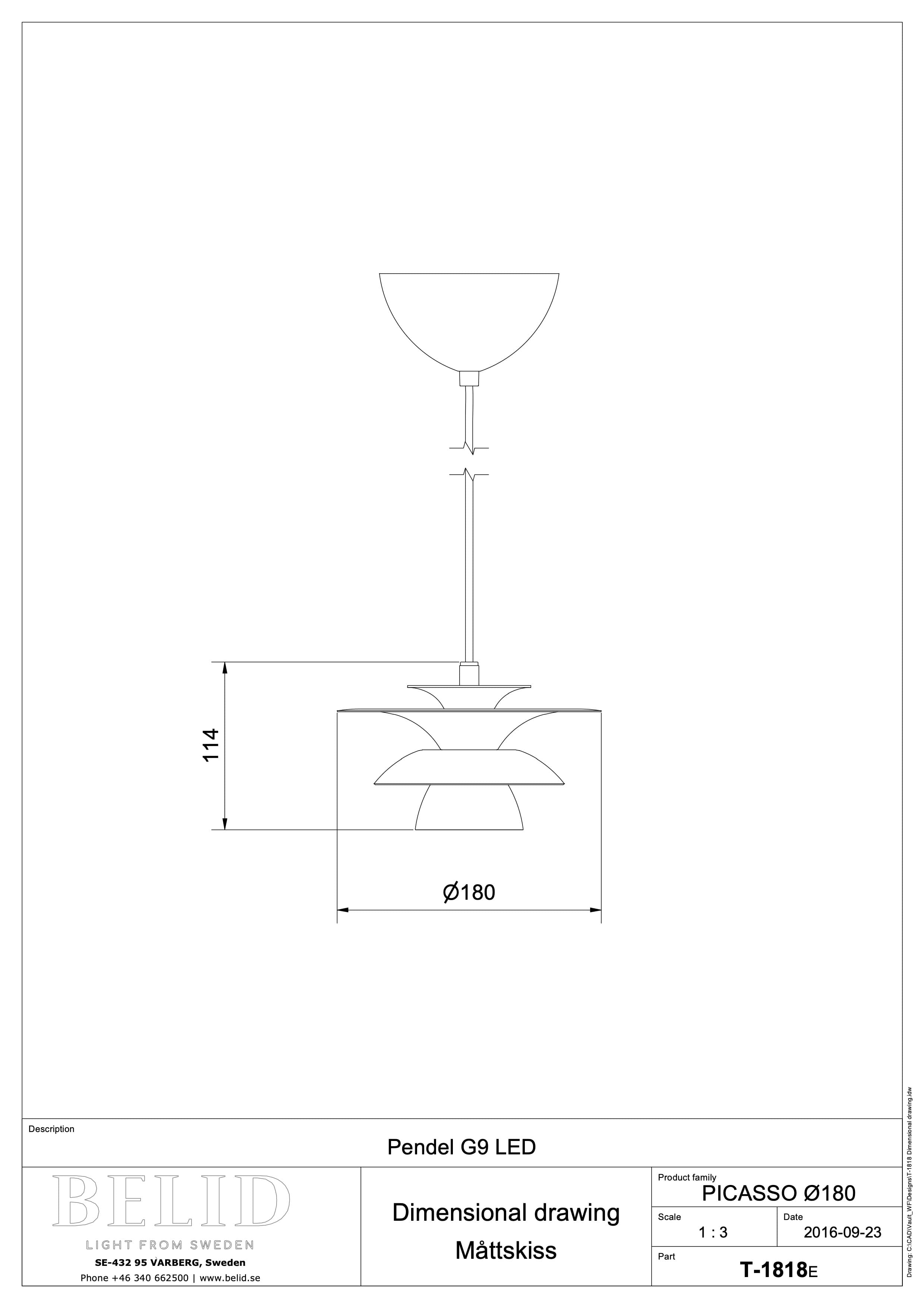 Picasso Ceiling Lamp Matte White Ø18