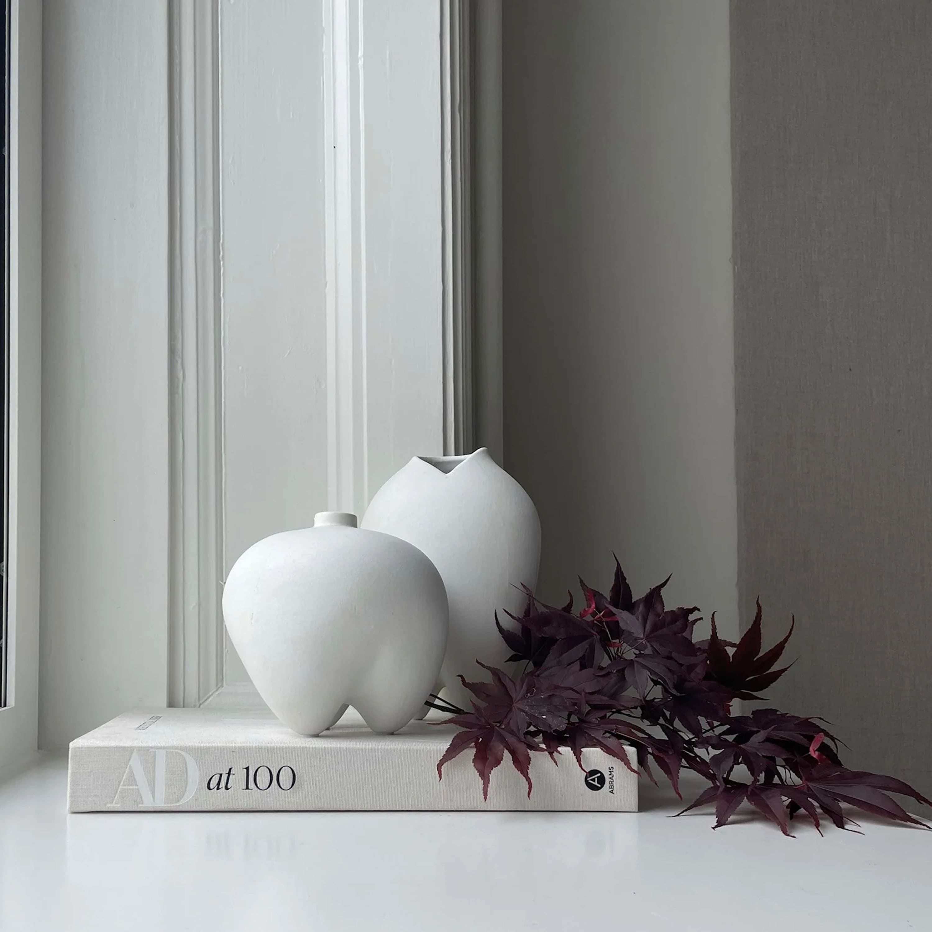 Sumo Vase Bone White Petit