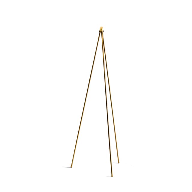 Oslo Wood Stehlampe Gestell Gold