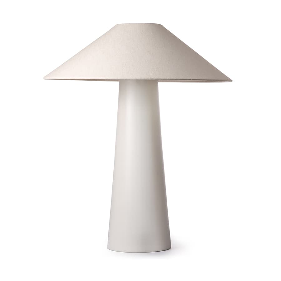 Cone Lamp Base Light Grey 55cm