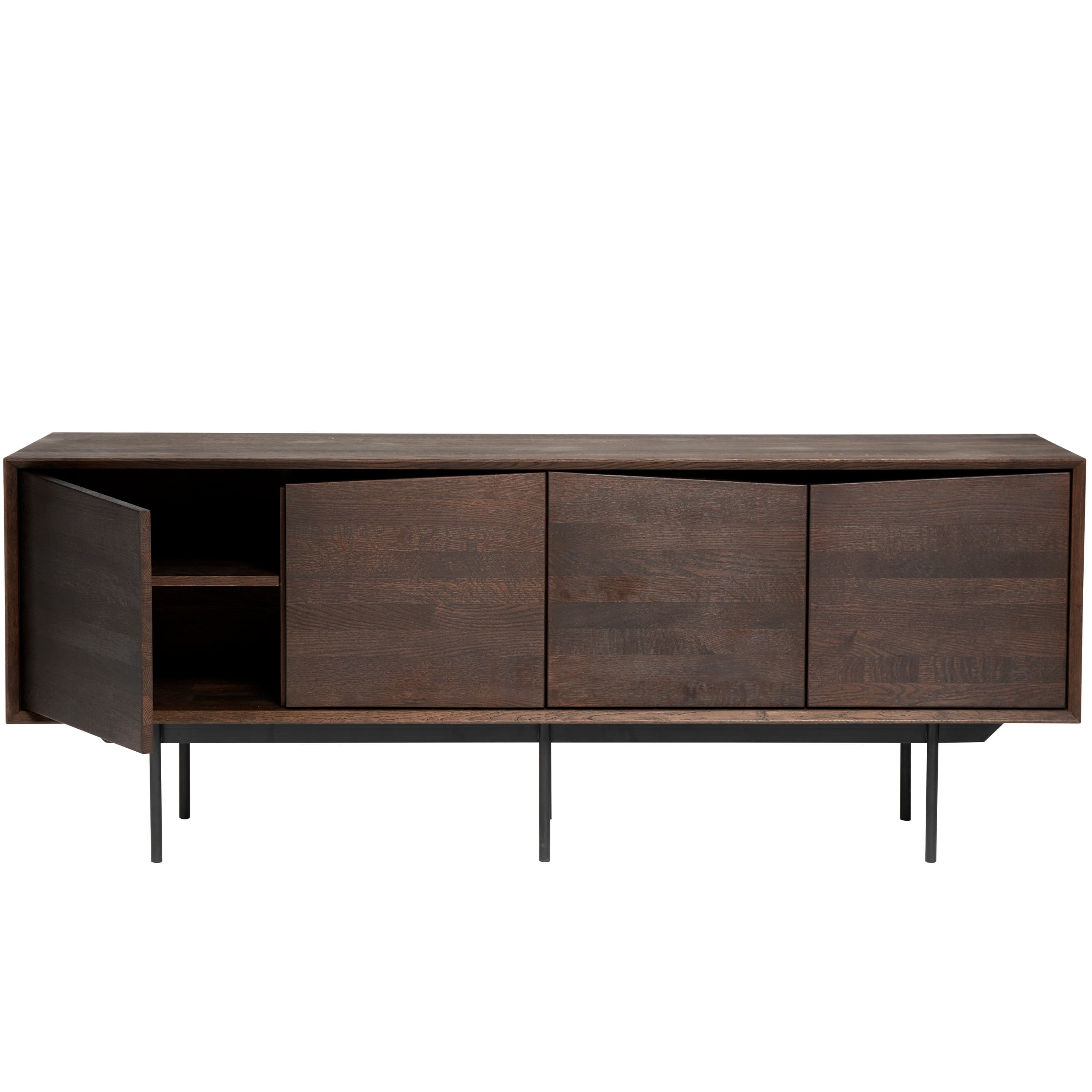 Wing Sideboard mit 4 Türen Smoked Oak 185x72