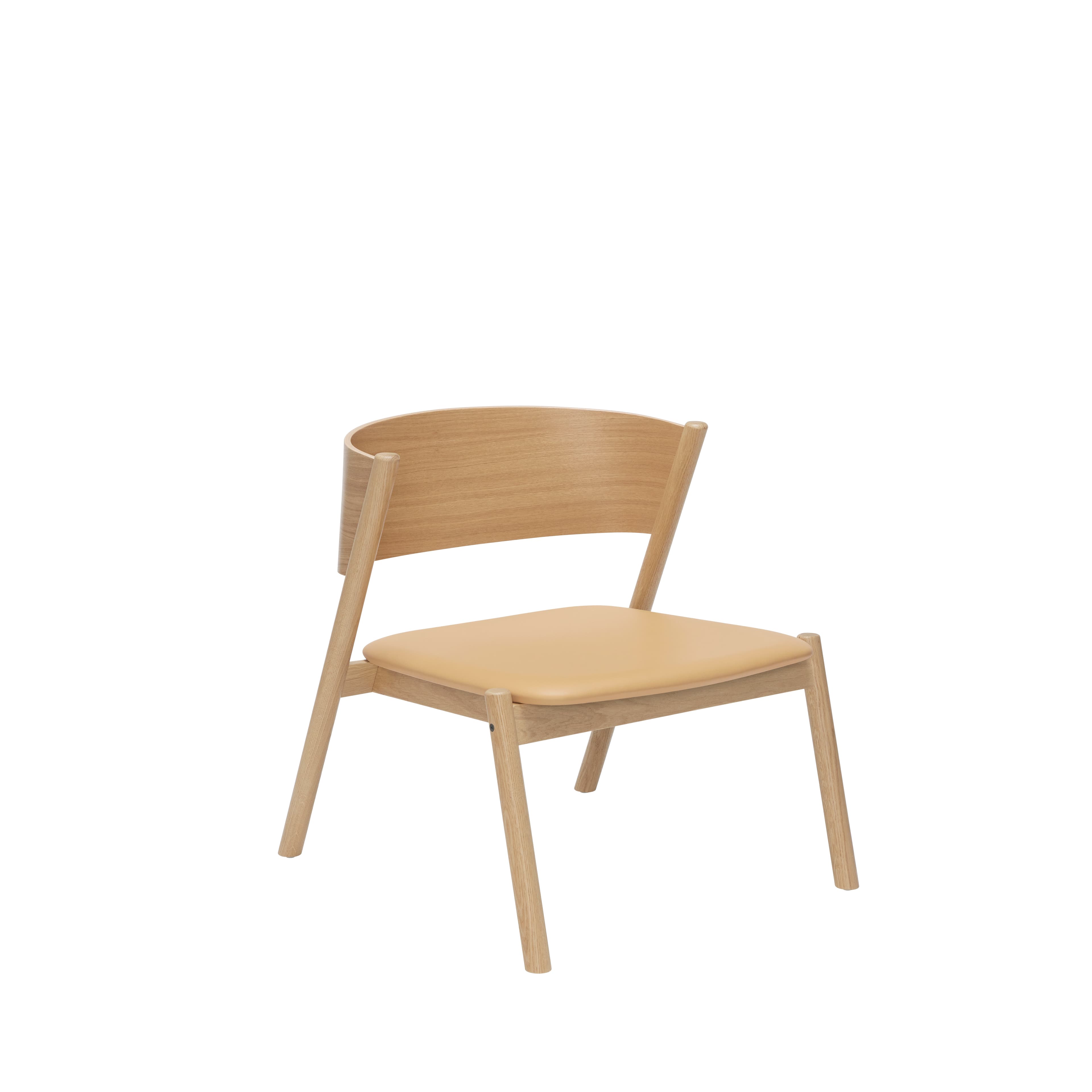 Oblique Lounge Chair Natural