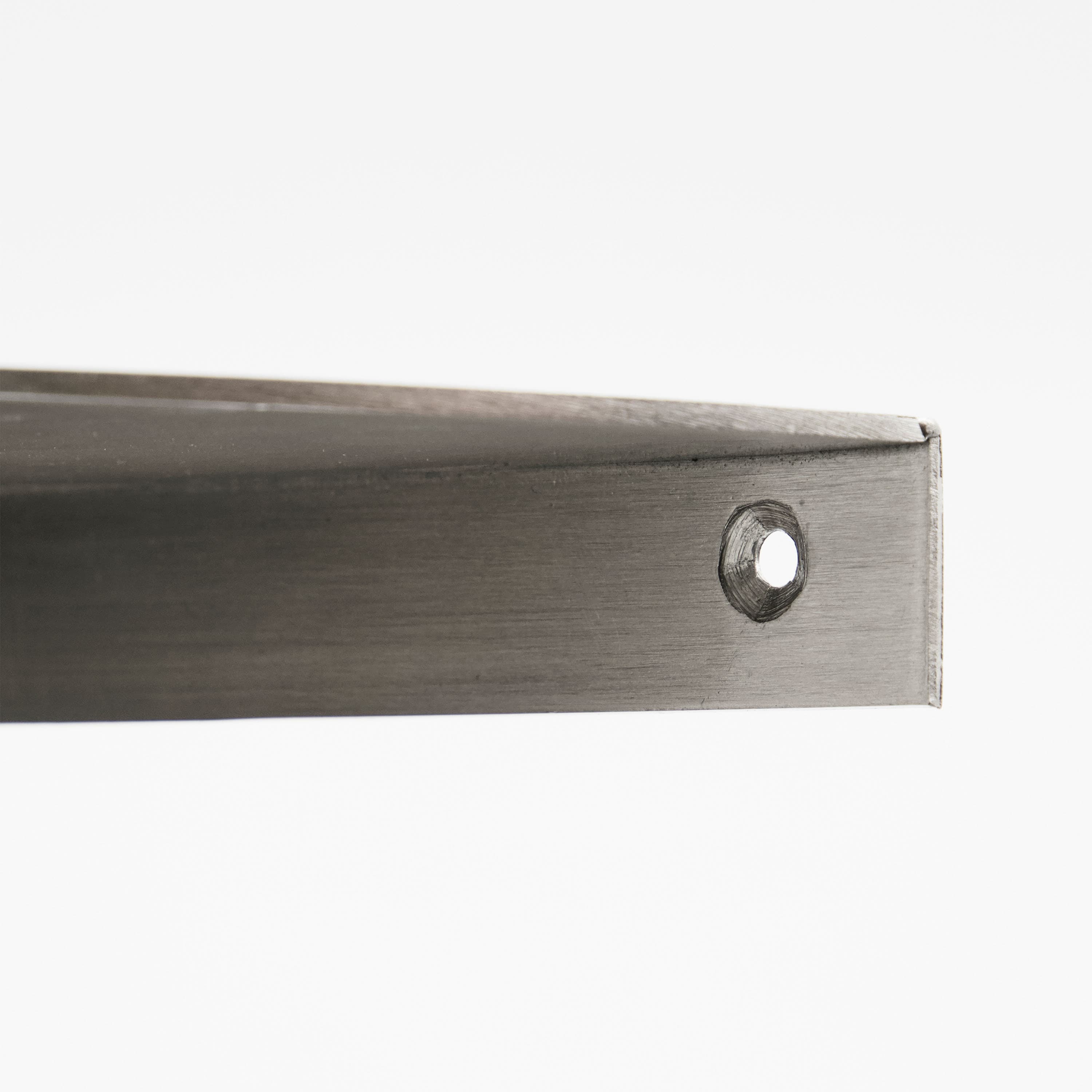 Mega Beistelltisch Gebürstetes Silber-Finish