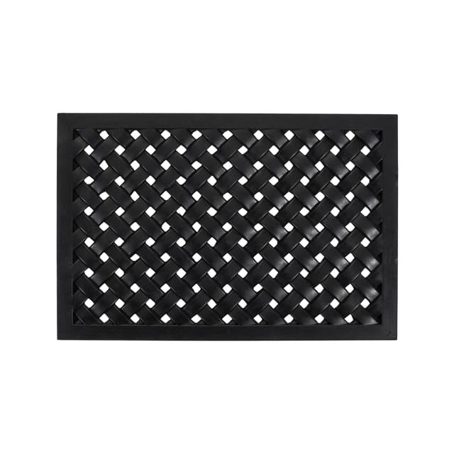 Braid Door Mat Black 60x40