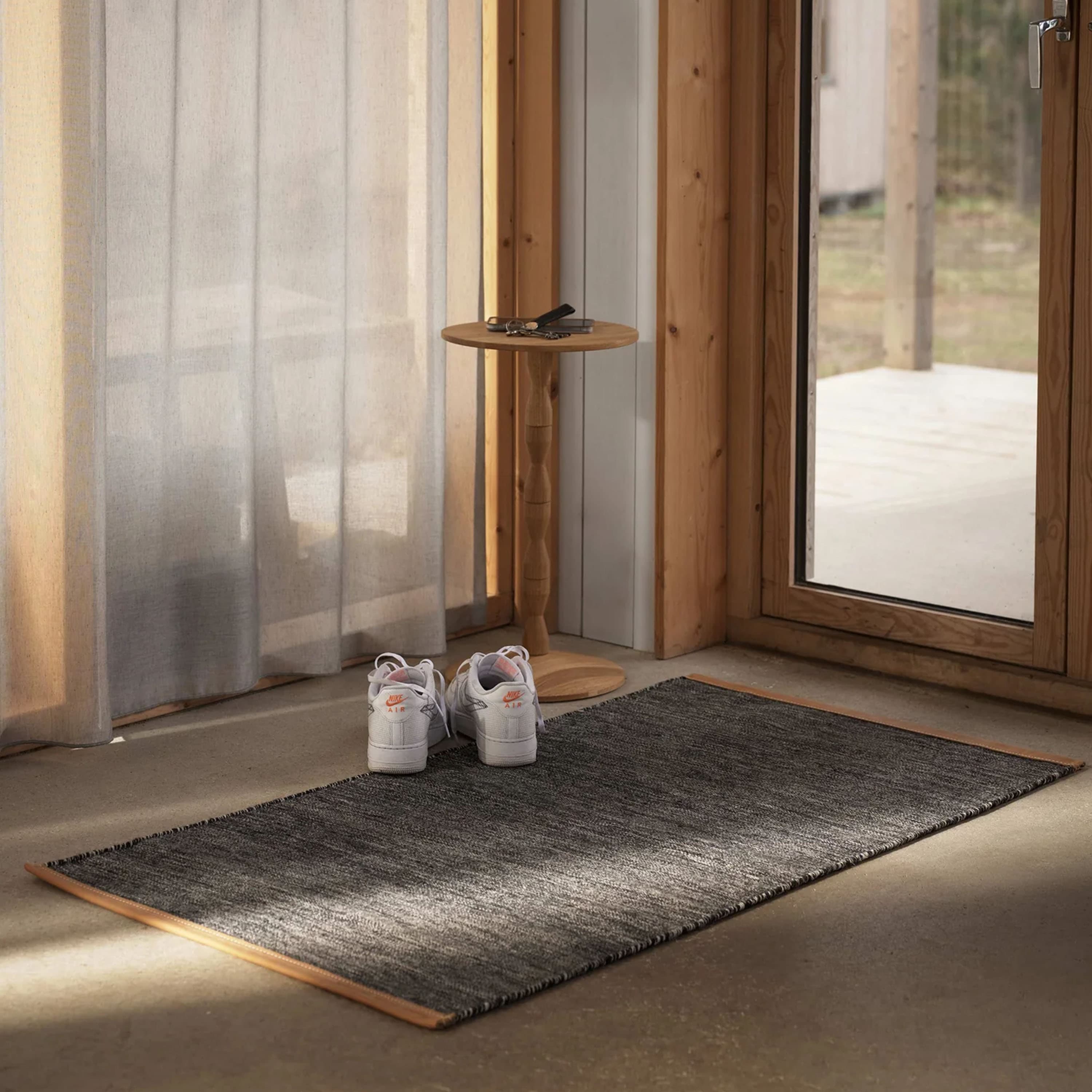Björk Ullmatta Ljusgrå 70x130