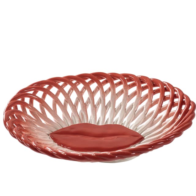 Les Objets Mouleversants Korb Red/White