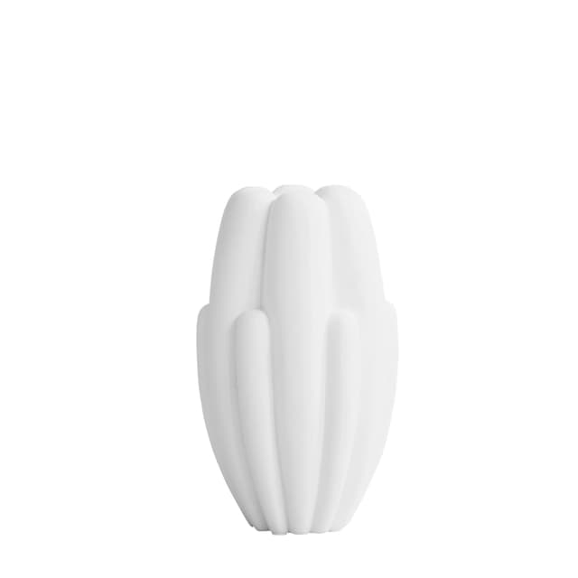 Bloom Vase Slim Knochenweiß Mini