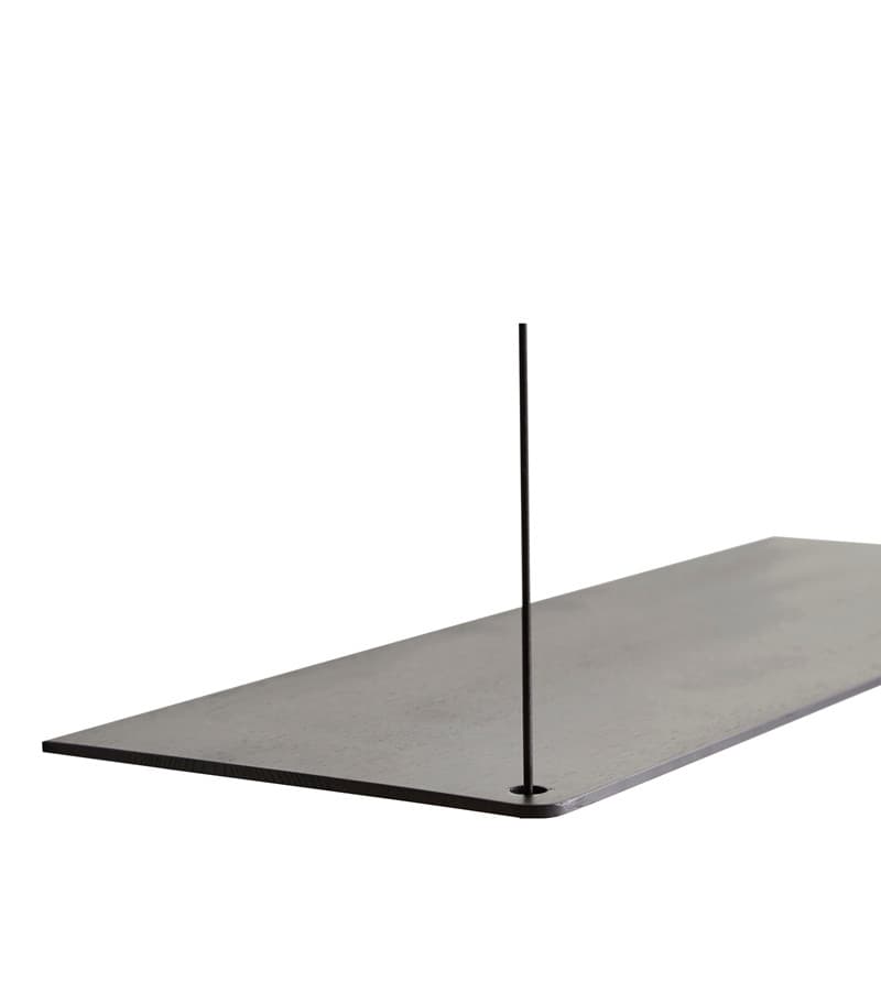 Stedge Extra Regalbrett Schwarz 60cm