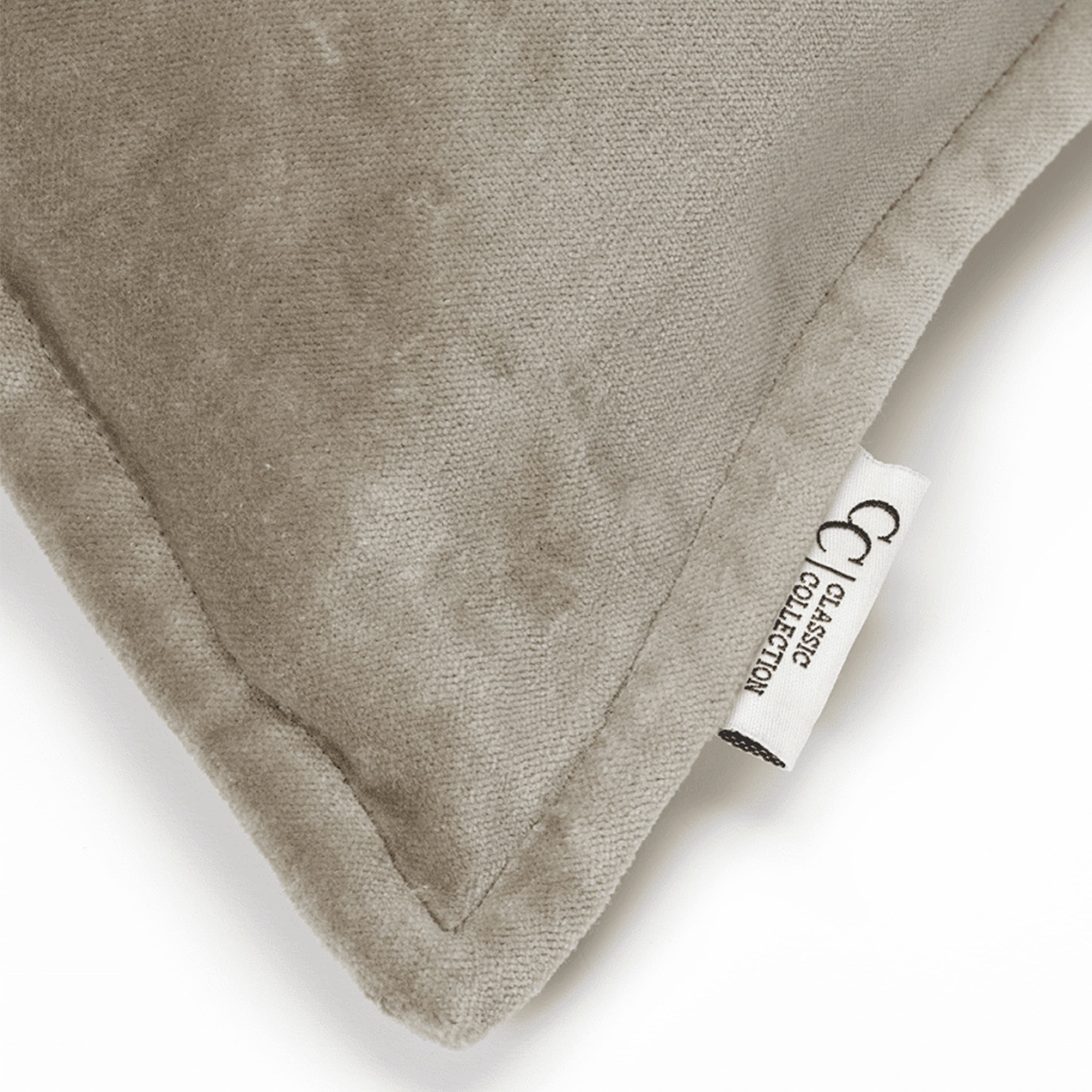 Classic Velvet Kissenbezug Beige 50x50