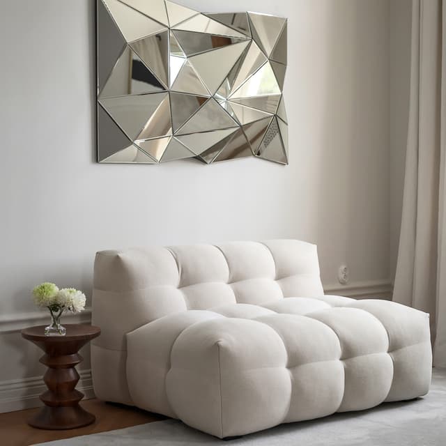 Billie Loungestuhl Nature 120cm