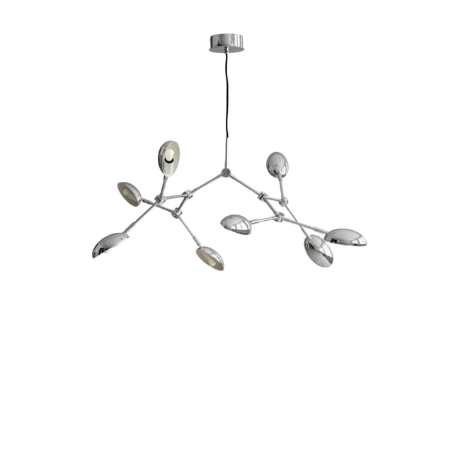 Drop Mini Deckenleuchte Chrome 111cm