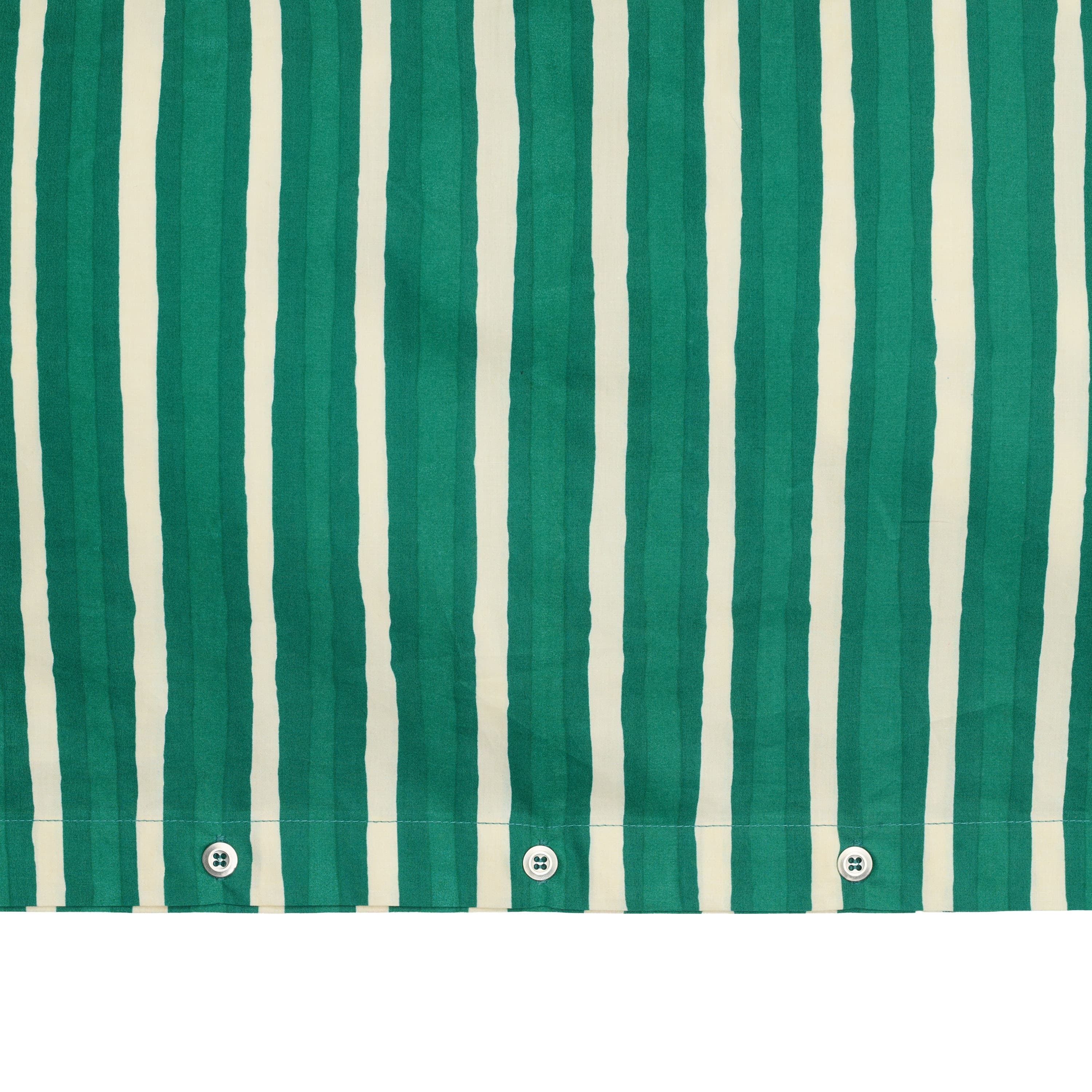 Iso Piccolo Duvet Cover Off White/Emerald 240x220