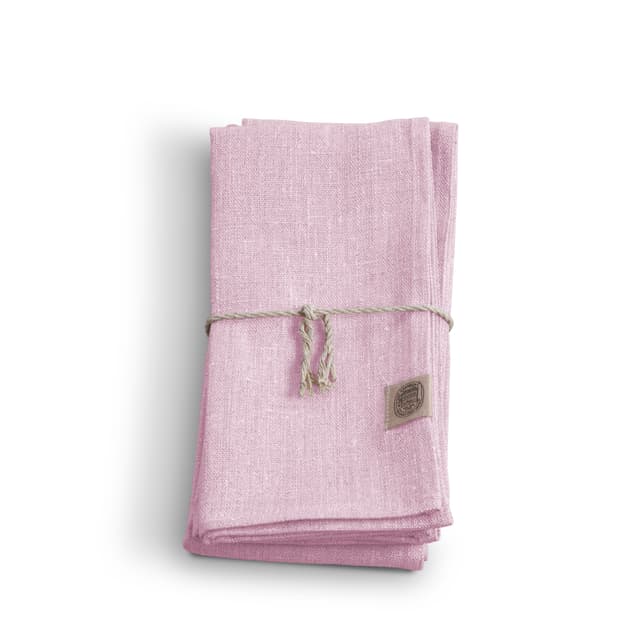 Klassische Servietten Leinen Soft Pink 4er-Pack