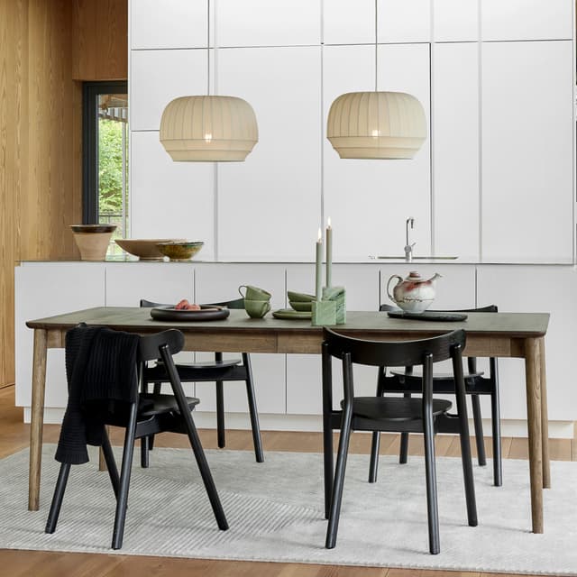 Expand Dining Table Smoked Oak 200x90