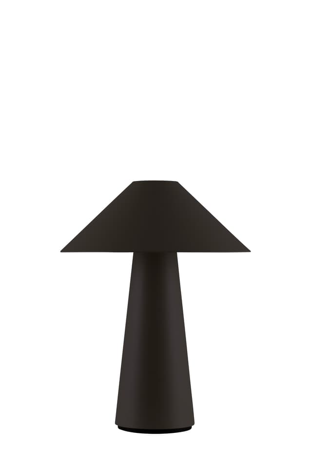 Cannes Tragbare Tischlampe Schwarz 26cm