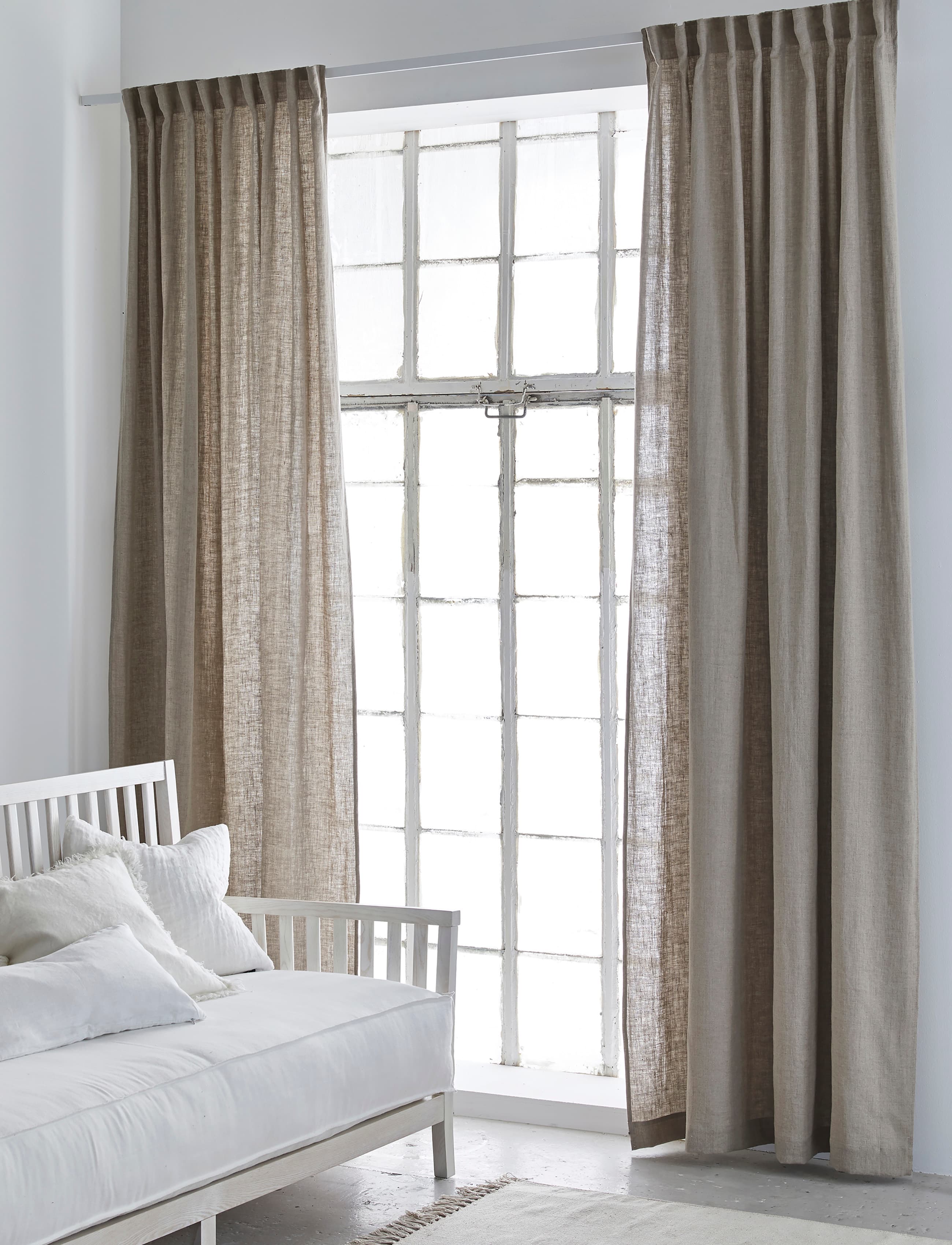 Sunshine Curtain Length Linen Natural 290cm