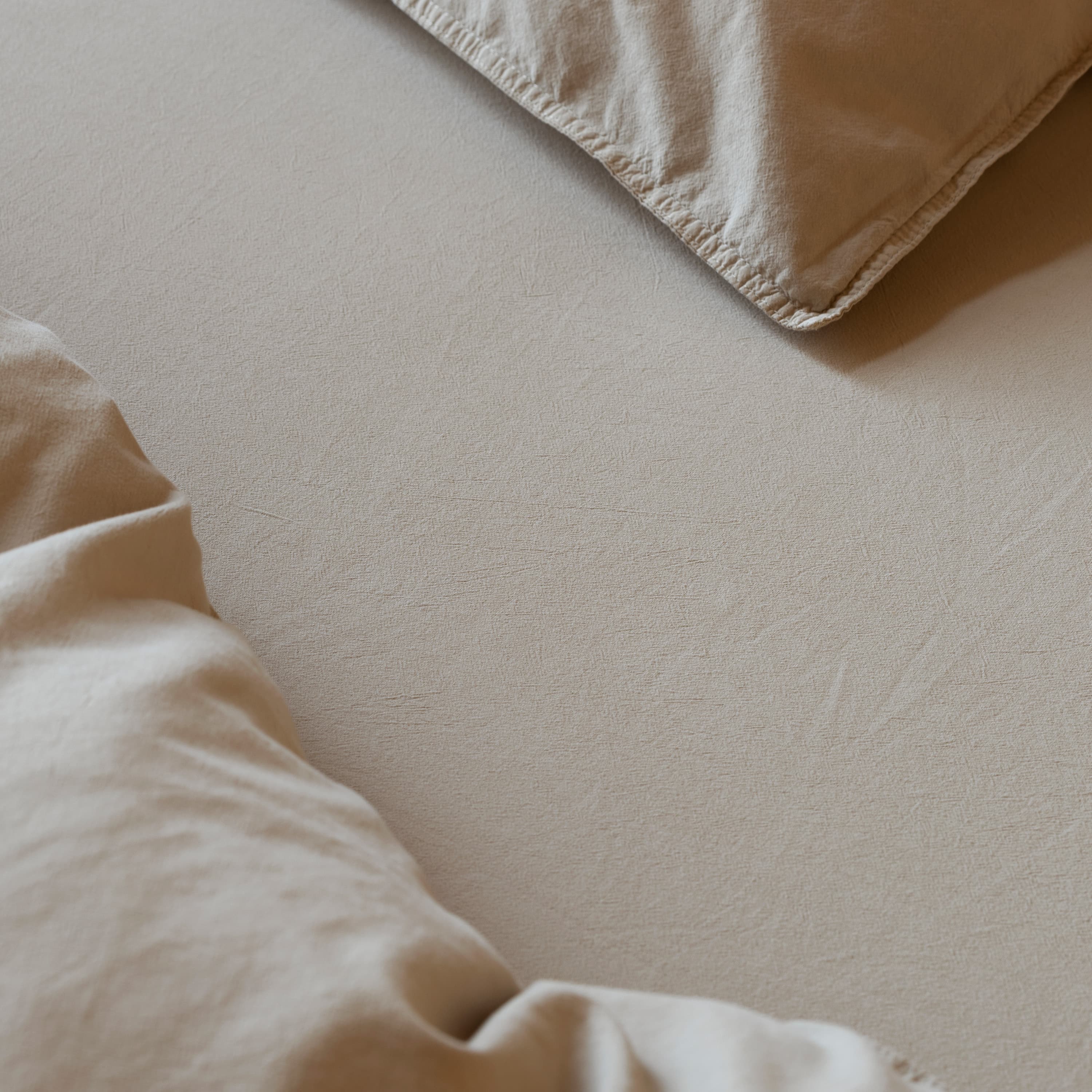 Frøya Bettbezug-Set Beige 150x210/50x60