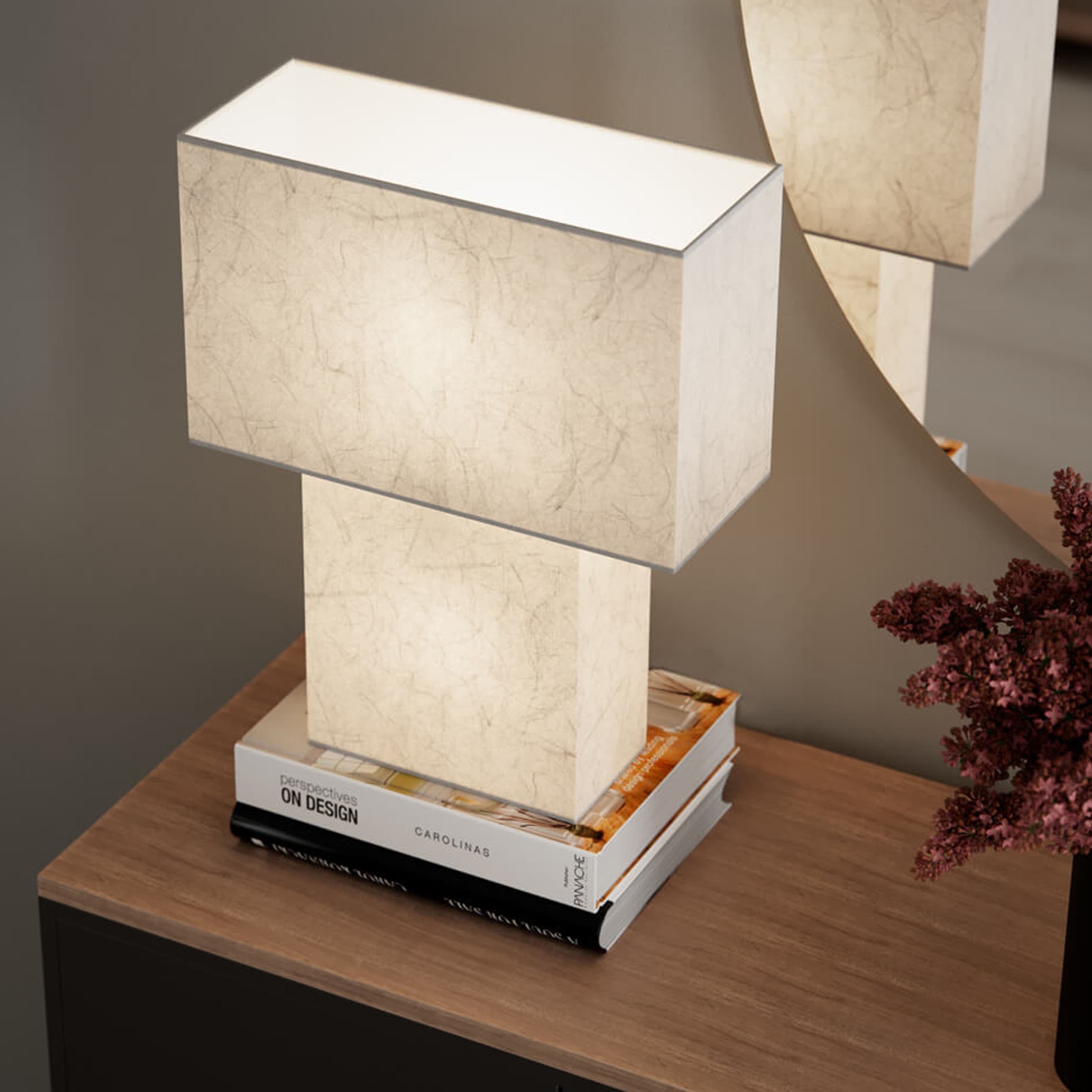 iSquare Bordslampa Vit 50cm