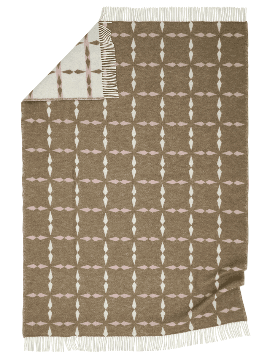 Tile Wollteppich Rosa