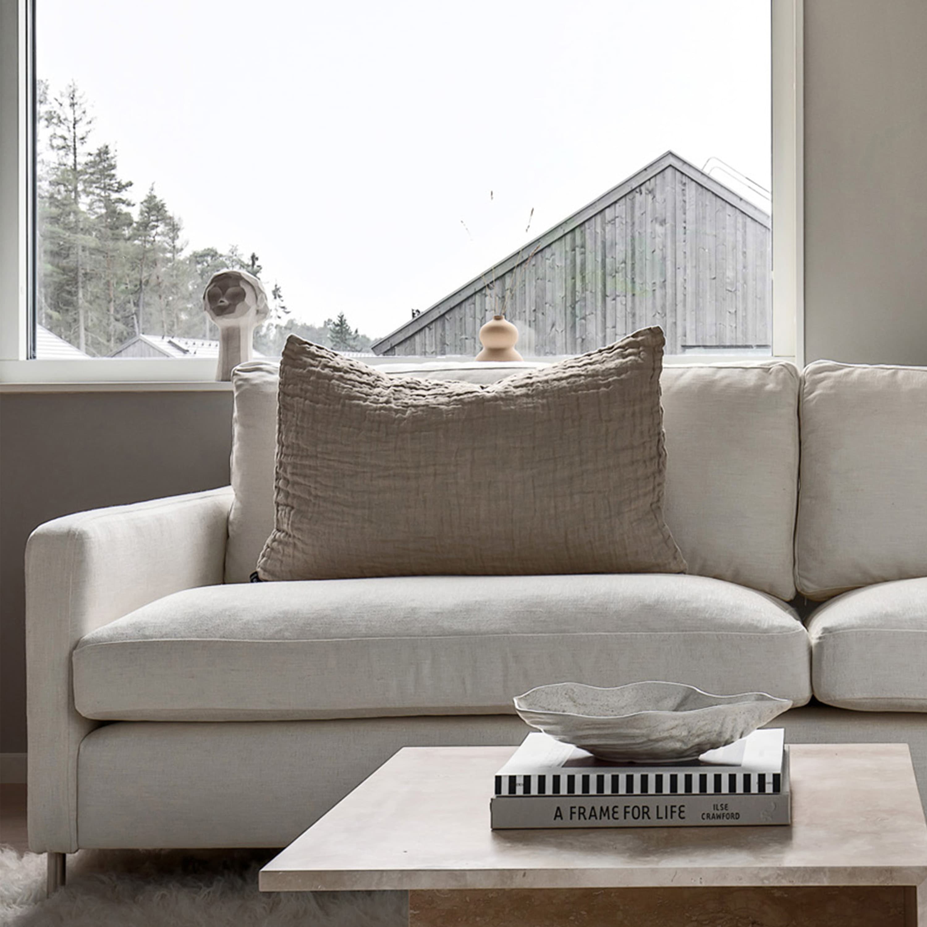 Åre 4-Sitzer Sofa Weiß 257cm