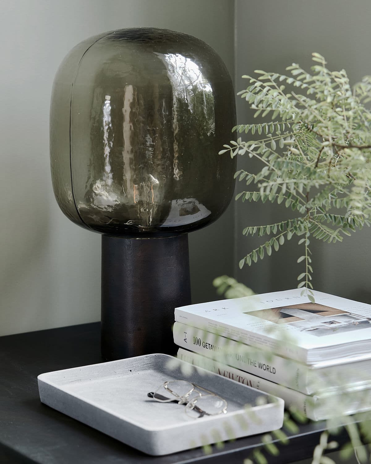 Note Tischlampe Messing Ø28