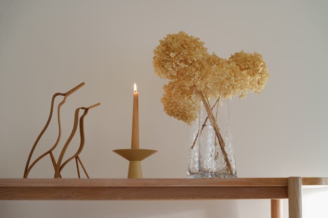 Woody Bird High Decoration Oak 32cm