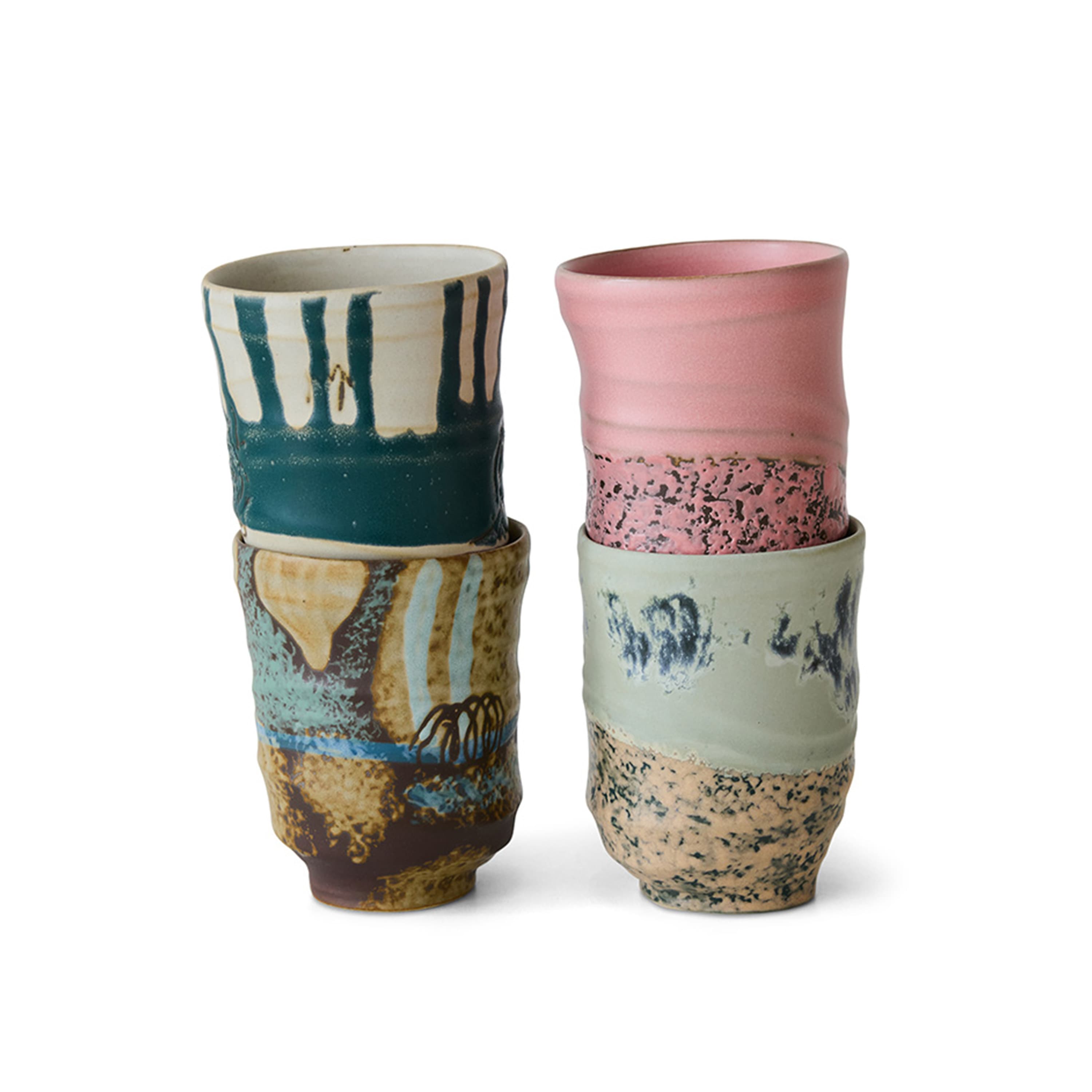 Artist Ceramics Kaffeebecher 4er-Set