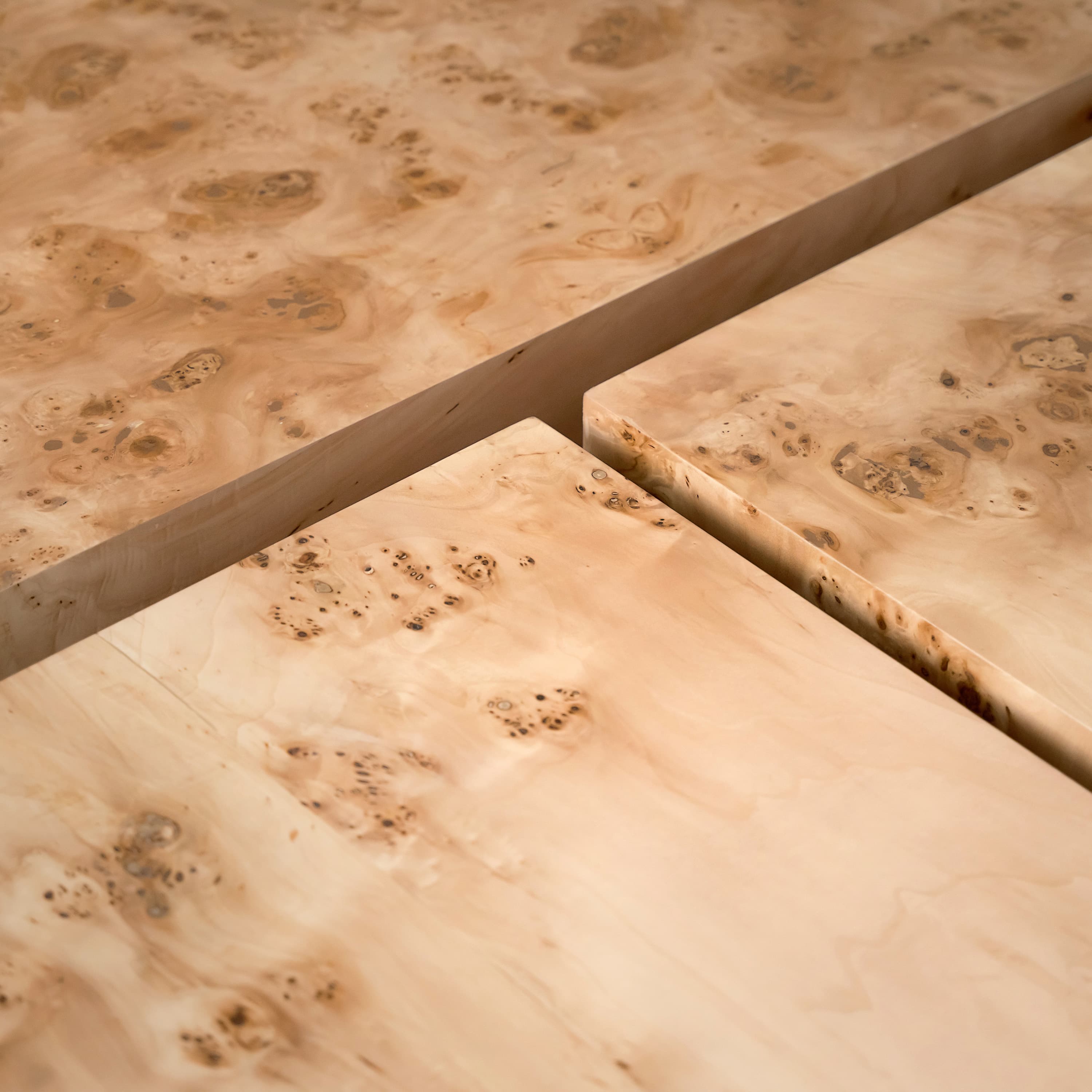 Chunky Couchtisch Pappel 130x70