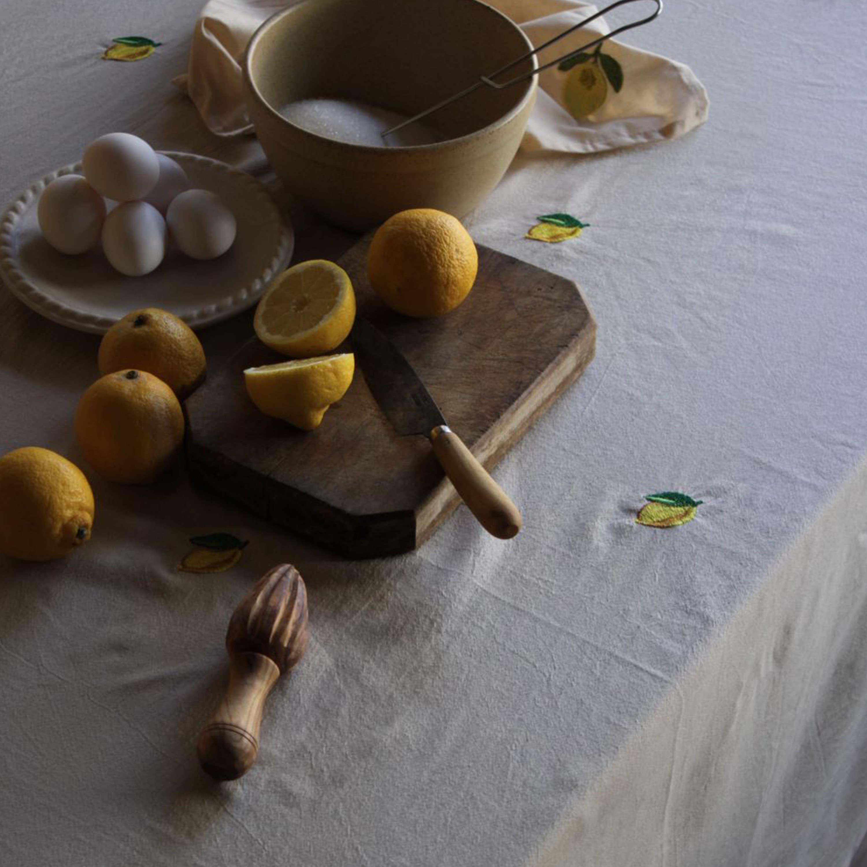 Soda Lemon Tischdecke 145x250