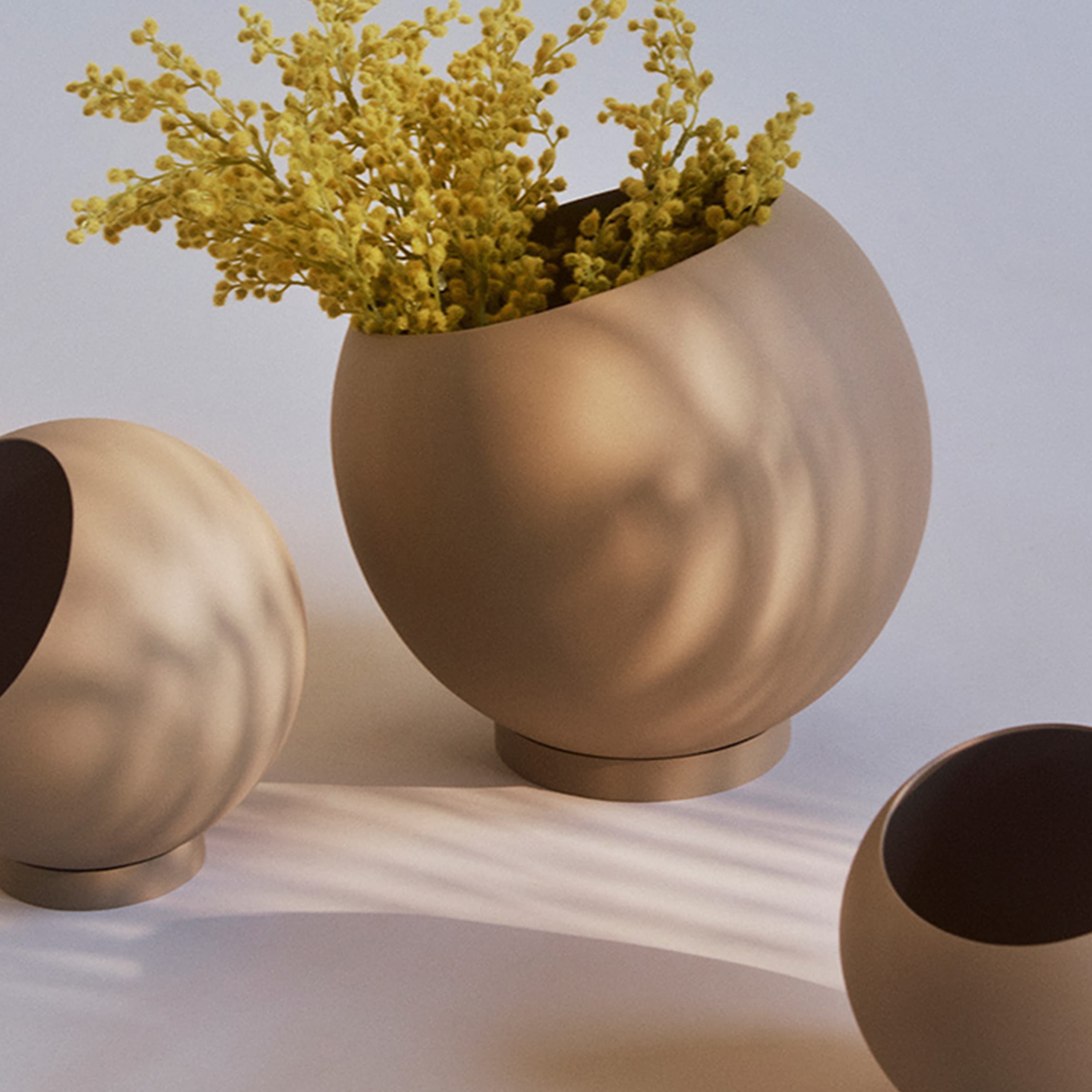 Globe Blumentopf Black Ø30