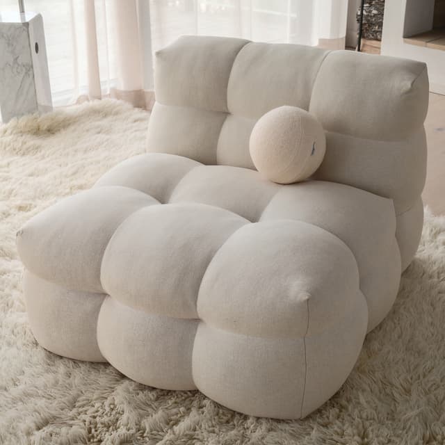 Billie Loungesessel Nature 89cm