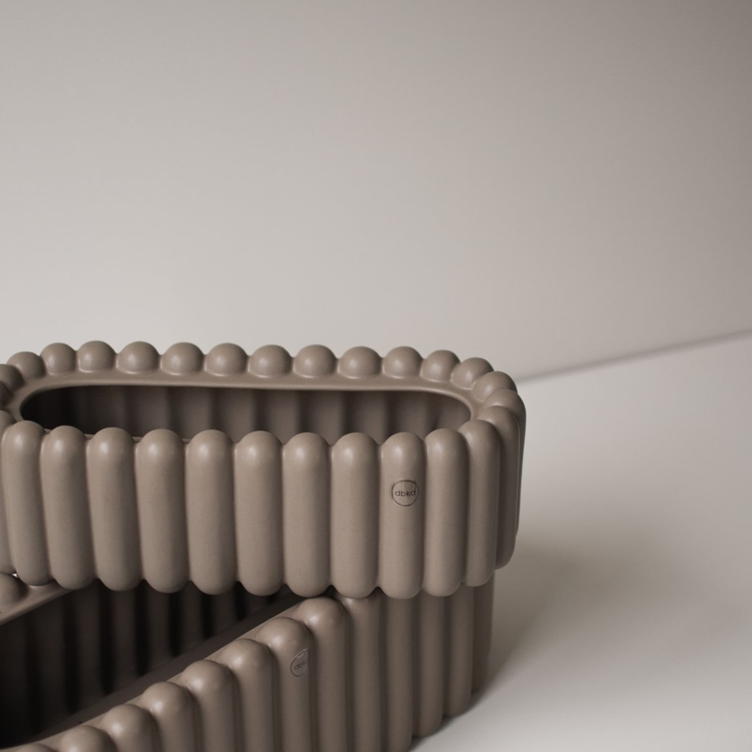 Mist Oval Pot Dust Small