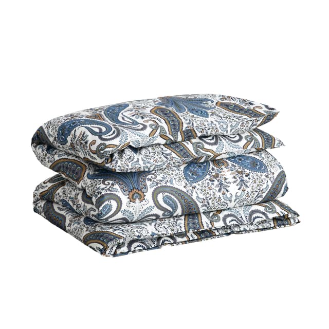 Key West Paisley Bettwäsche Sateen Blau 150x210