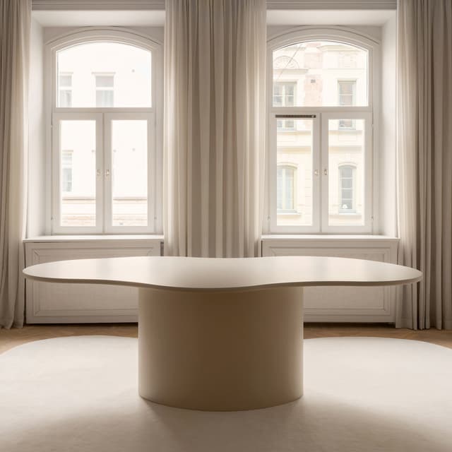 Sunday Dining Table Sand 230cm